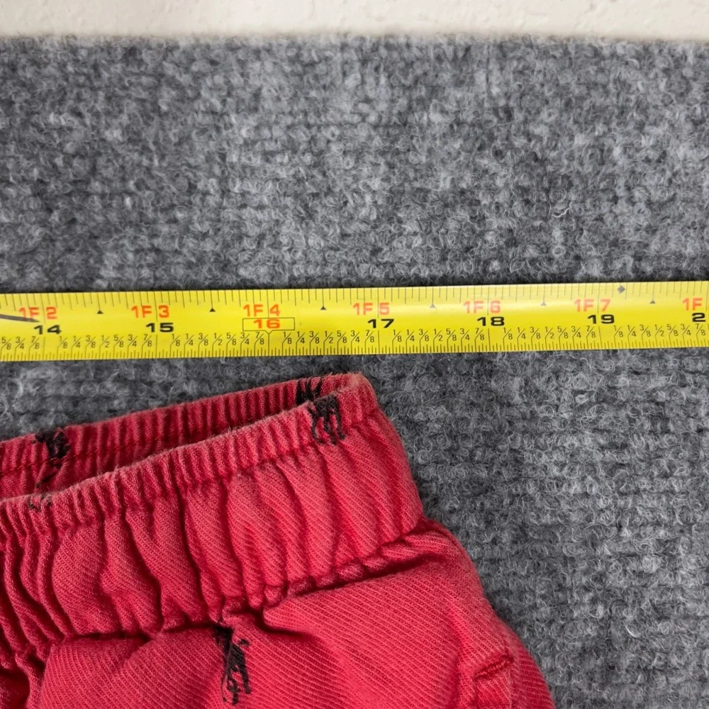 Polo Ralph Lauren Pajama Pants Mens Large Red Black All Over Pony Logo Cotton